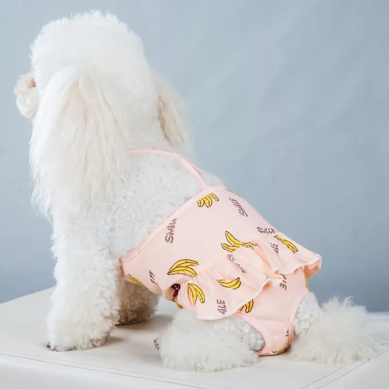 Dots Pet Dog Shorts Diaper Sanitary Physiological Pants Puppy Jumpsuit Sanitary Brief Panties Menstruation Underwear Briefs