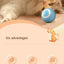 Funny Cat Ball Pet Toy Ball Gravity Rolling Ball Cat Self-Happiness Ball Bite-resistant and Boredom Relieving Automatic Rolling