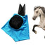 Fly Covers for Horses Fine Mesh UV Blocking Elastic Cover with Ears Machine Washable Equestrian Supplies for Outdoors