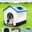 Outdoor Rainproof Pet Nest Four-season Universal with Toilet Plastic Kennel Sunscreen Dog Shed with Toilet with Toile