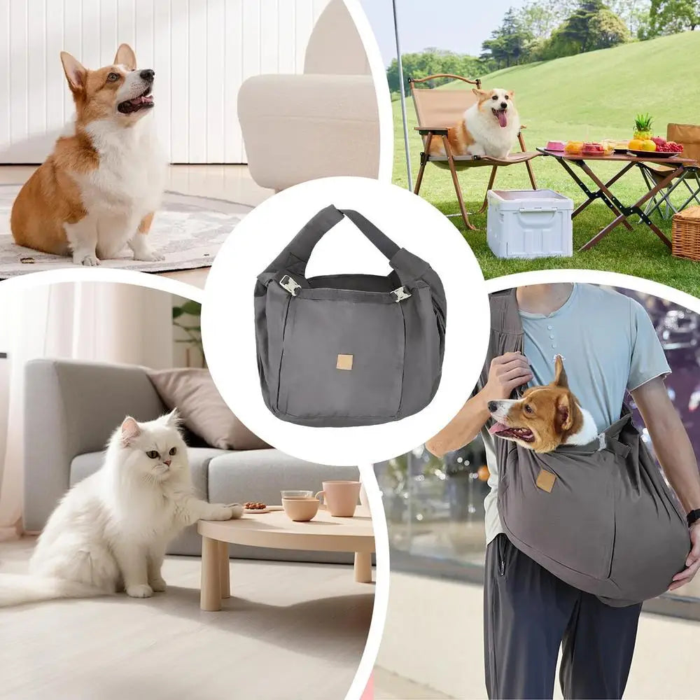 Cat Carrying Sling Travel Front Backpack Chest Puppy Sling Cozy Comfort Pet Carrier Pet Dog Sling Carrier Cat Restraint Bag