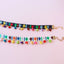 Personalized Pet Collar Colorized Polyester Kitten Necklace Lace Retro Ethnic Dog Accessories Bead Adjustable Puppy Products