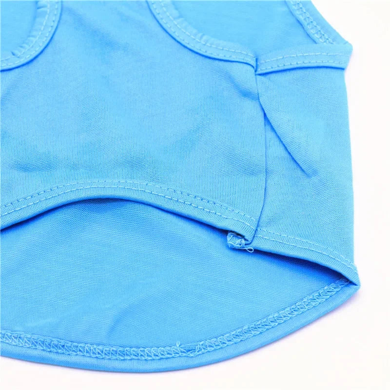 Cheap Summer Puppy Dog Vest Shirt Mesh Pet Clothes Clothing for Small Dogs Yorkshire Shih Tzu Shirts mascotas ubranka dla psa
