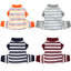 Stripe Dog Pajamas Onesie Spring Autumn Cotton Dog Clothes for Small Medium Dogs, Soft Cat Puppy Jumpsuit Outfits Pet Apparel