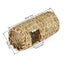 Hamster Grass Tunnel Natural Grass Tunnel Hamster Spacious Nest Indoor Pet Hideaway Hut Small Animals Activity Center for Dutch