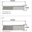 Pet Dematting Comb Stainless Steel Pet Grooming Comb for Dogs and Cats Gently Removes Loose Undercoat Flea Comb Pretty&Better
