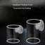 1Pcs Fish Feeding Aquarium Feeding Ring Fish Tank Station Floating Food Tray Feeder Aquarium Accessory with Strong Suction Cups