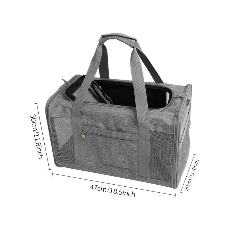 Animal Carriers For Cats Adjustable Cat Carrier Soft Dog Crate Cat Accessories Animal Carriers Travel Oxford Cloth 2 Ways For