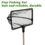 UXCELL Fishing Landing Net Handhold Fish Tank Net Stainless Steel Extendable Handle for Fish Tank Aquarium Accessories