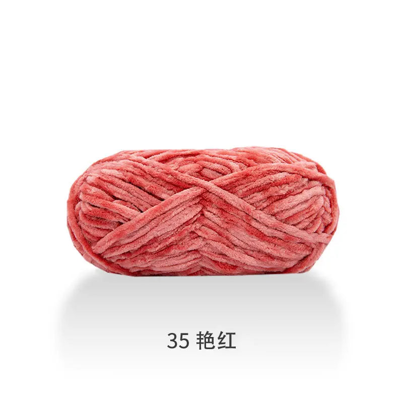Ruyi bird warm fleece thick wool handmade DIY crochet woven golden velvet hook shoe thread wool ball