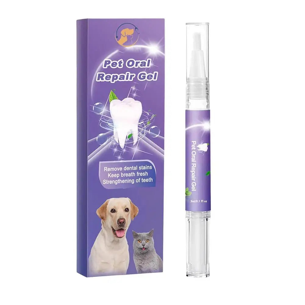 Pet Oral Gel Pet Oral Repair Gel Cleaning Dog Cat Teeth Natural Teeth Cleaning Tools Dental Stain Cleaning Pen Care Cleaner