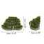 UXCELL Artificial Resin Rockery Fish Tank Landscape Aquarium Decor Mountain Hiding Cave Pet Supplies Ornament Accessories