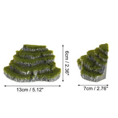 UXCELL Artificial Resin Rockery Fish Tank Landscape Aquarium Decor Mountain Hiding Cave Pet Supplies Ornament Accessories