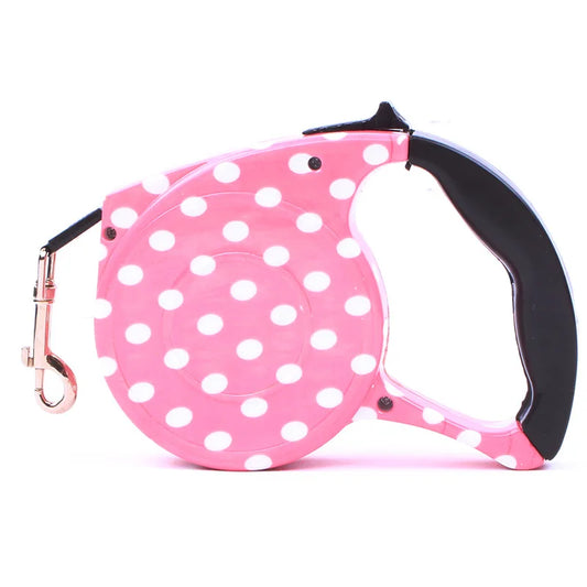 5m Durable Dog Leash Automatic Retractable Nylon Dog Lead Extending Puppy Walking Leads for Small Dog Chihuahua Pug Pet Supplies