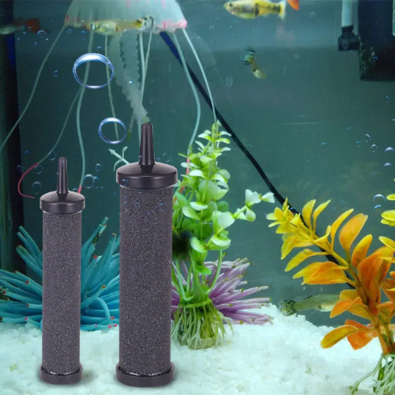 2cmx5cm/2cmx10cmAquarium Air Pump Sand Stone Oxygen Pump Fresh Air Stone Bubble Bar Aquarium Fish Tank Aerator Pump Accessories
