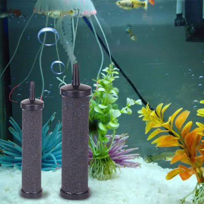 2cmx5cm/2cmx10cmAquarium Air Pump Sand Stone Oxygen Pump Fresh Air Stone Bubble Bar Aquarium Fish Tank Aerator Pump Accessories