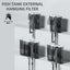 Thin External Hang On waterfall filter aquarium silent filter pump 220~240V interface filter water pump Three in one oxygen pump