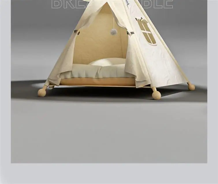 Pet tent four seasons universal cat kennel doghouse summer pet bed removable and washable closed indoor cat house cat house