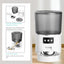 Automatic Pet Feeder 4L Capacity Smart Timer Tuya Control Food Dispenser with Stainless Steel Bowl Dogs Cats Feeding Supplies