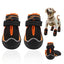 UXCELL 4pcs Casual Dog Shoes Waterproof Anti-Slip Dog Shoes Dog Boots Paw Protectors Outdoor Walking Protector Pets Shoes