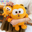 Original Garfield Cat Anime Plush Toys Cute Garfield Family Odie Stuffed Anime Plushies Kawaii Cartoon Peluche Dolls Gifts Kids