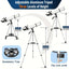 BORWOLF 80600 Professional Astronomical Telescope 180X Monocular 80MM Large-Aperture for Stargazing Bird Watching Moon Nebula