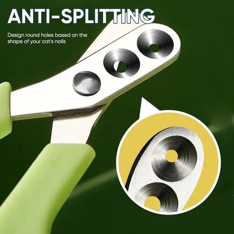 Professional Dog Nail Clippers Puppy Nail Clippers Trimmer Dog Nail Trimmers Grooming Tools Cat Nail Trimmer with Round Holes