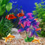 Aquarium Tree Fish Tank Plants & Decor Coconut Tree Design Toys Fish Tabletop Ornament For Household Home Aquarium Fish Tank