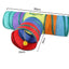 Collapsible Cat Playing Tunnel Pets Toys Connectable Cat Tunnel Cat Tube Toys Foldable Drill Hole Kitten Colorful Pet Toys