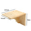Cat Climbing Shelf Wall Mounted Cat Tree Four Step Stair Indoor Wood Scratching Post for Cat Wall Climbing Furniture Cat Hammock