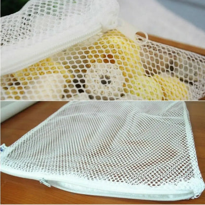 5/10Pcs Aquarium Filter Net Bags Reusable Fine Filter Media Bags With Zipper For Fresh Saltwater Tanks Aquarium Fish Tank Filter