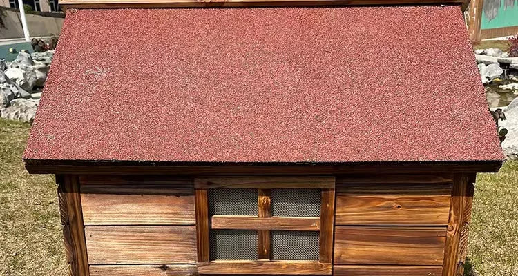 Rural Kennel Outdoor Kennel Rainproof Waterproof Rural Outdoor Kennel Courtyard Pet Small House Villa Four Seasons Pass