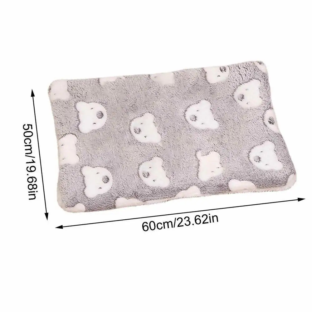 Cozy Cat Calming Blanket Super Soft And Warm Flannel Pet Blankets Soft And Warm Machine Washable Sleeping Mat For Dogs Cats Cold