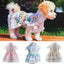 Cute Floral Puppy Dog Cat Princess Lace Dress Skirt Summer Pet Dresses for Small Dogs Poodle Pomeranian mascotas Clothes vestido