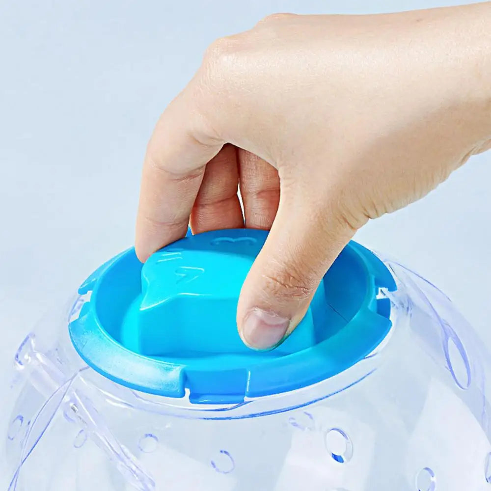 Hamster Run Ball Cute Hamster Exercise Toys For Small Animal Breathable Silent 7-inch Dwarf Hamster Running Ball Transparent