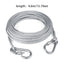 Double-headed Dog Tie Out Cable Leash ,raction rope with metal buckle steel wire anti-rust training collar,Outdoor Dogs Strap