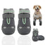 UXCELL 4pcs Summer Dog Shoes Breathable Mesh Dog Boots Paw Protectors for Hot Roads Outdoor Walking Pet Shoes Portswear