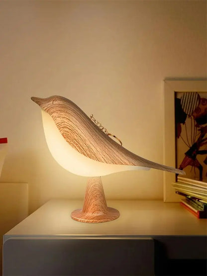 1pc LED Touch-Control Bird Lamp - Art Deco, 3-Levels Dimmable, USB-Cordless with Rechargeable Battery, Versatile for All Rooms