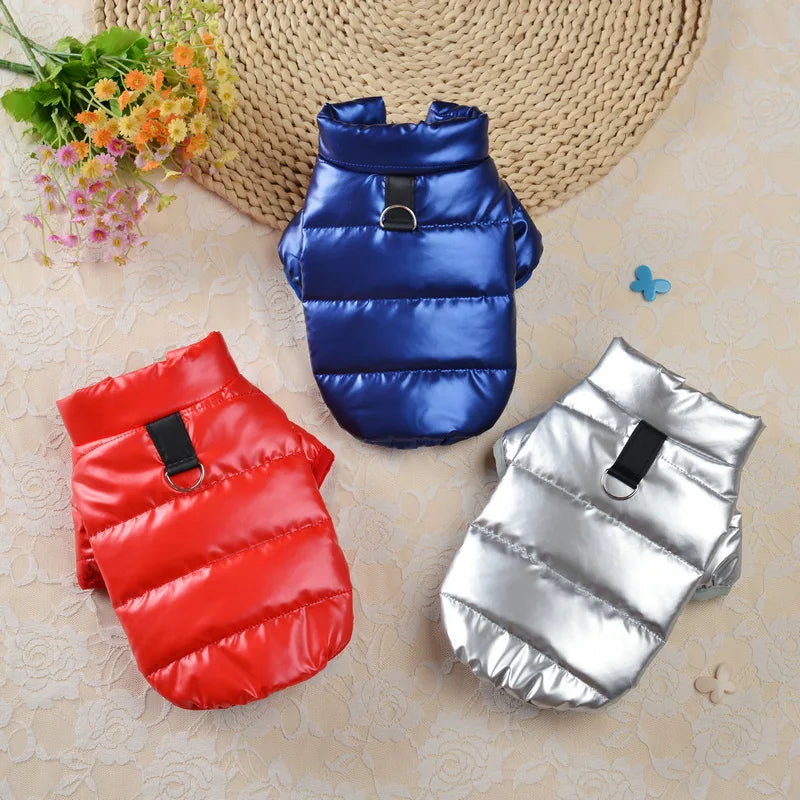 Waterproof Jacket for Small Dog Clothes for York Coat for Little Dog Hoodie for Chihuahua, Pet Products Dog Leash Winter