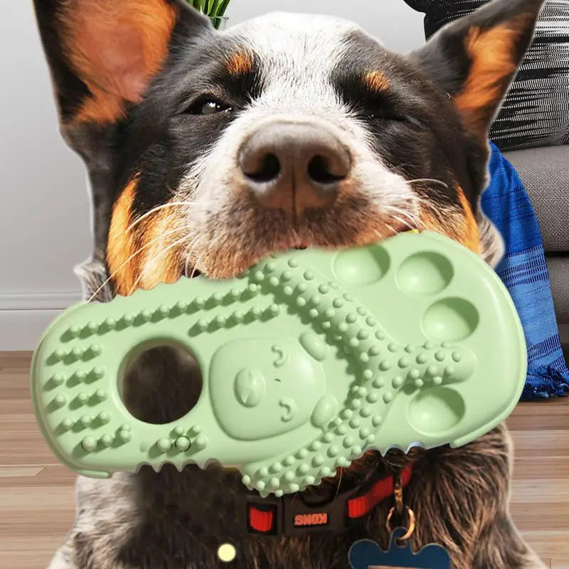 Chewing Toys For Dogs Interactive Slipper-Shaped Puppy Teether Dog Chewing Toys For Cleaning Teeth Tough Teeth Grinding Toy For