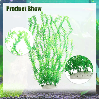 UXCELL Artificial Aquarium Plants Aquarium Simulation Water Weeds Ornament Fish Tank Grass Decor Sets Decoration Accessories