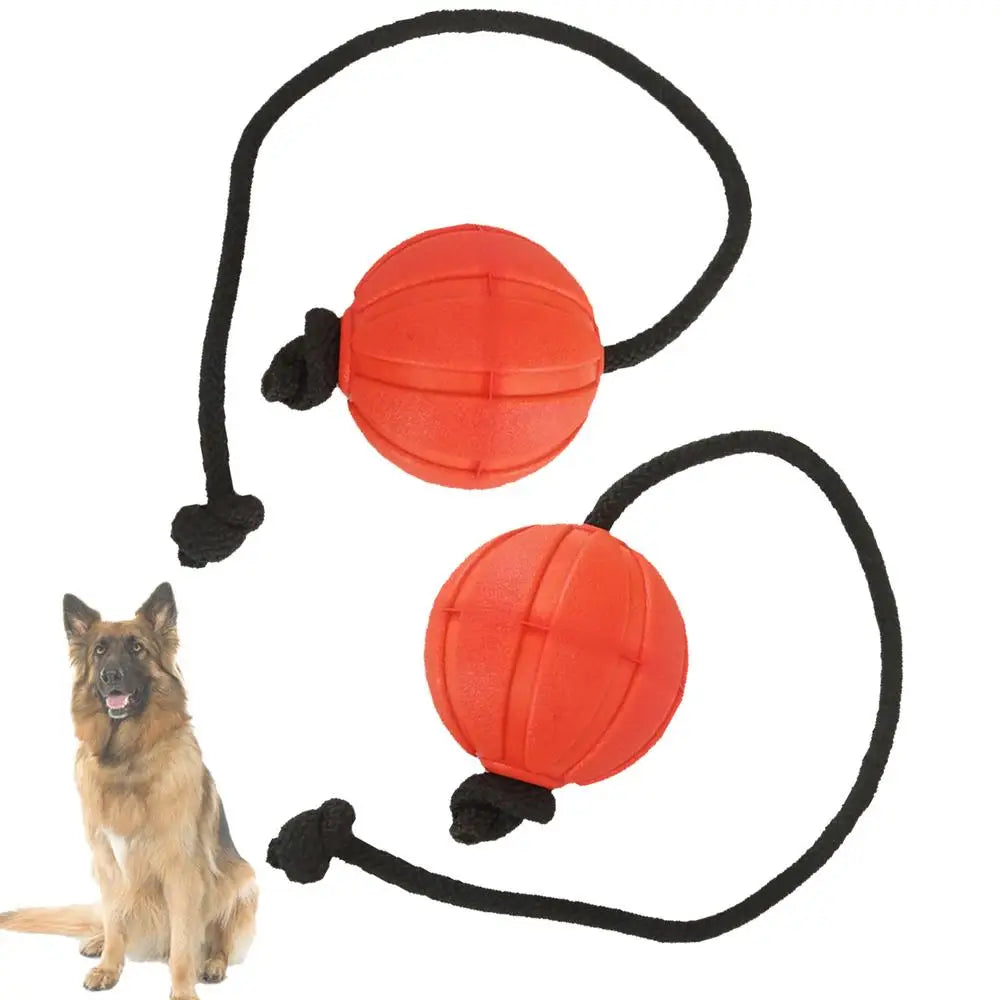 Dog Training Ball On Rope Pet Playing Balls Toys Outdoor Playing Keep Teeth Healthy And Boost Physical And Mental Health For Dog