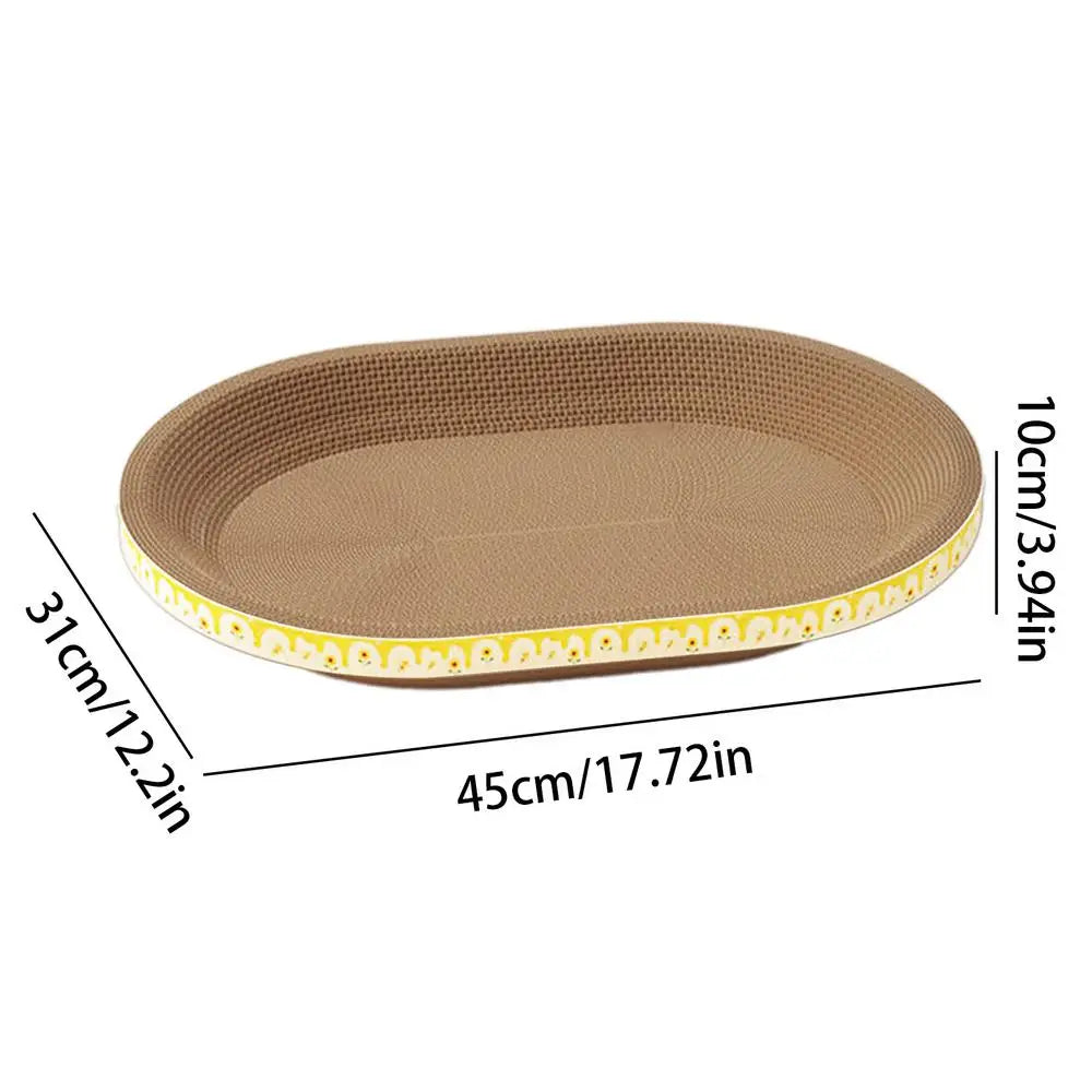Cat Scratcher Bowl Pad Bowl Cat Cardboard Bed Scratch Mat Thick Lounge Bed Sofa For Cats Kittens Cat Scratcher Bowls Furniture