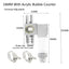 Metal ﻿Aquarium CO2 External atomizer, with bubble counter atomizer, super diffuser outside the fish tank, for aquatic plants