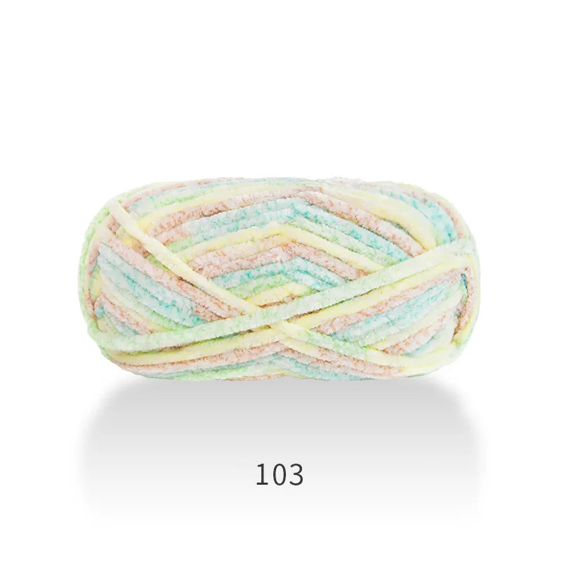 Ruyi bird warm fleece thick wool handmade DIY crochet woven golden velvet hook shoe thread wool ball