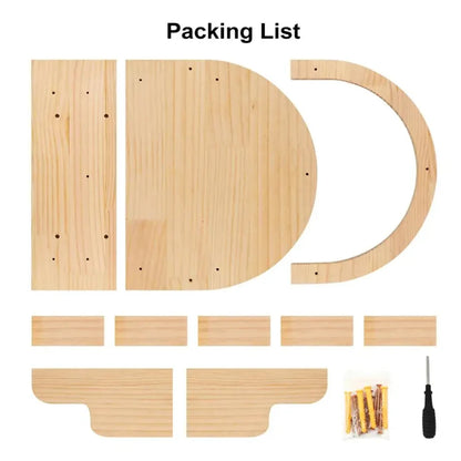 Wall-mounted Cat Climbing Frame 50cm Cat Climbing Ladder  Hammock  Activity Sisal Cat Grab Post Cat Pedal Indoor Cat House