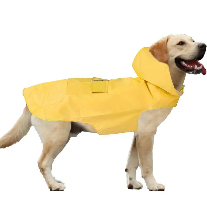Pet Dog Rainwear Raincoat Dogs Pet Hooded Waterproof Jacket Clothes Rain Poncho  Pet Clothes Jumpsuit Water Resistant Clothes