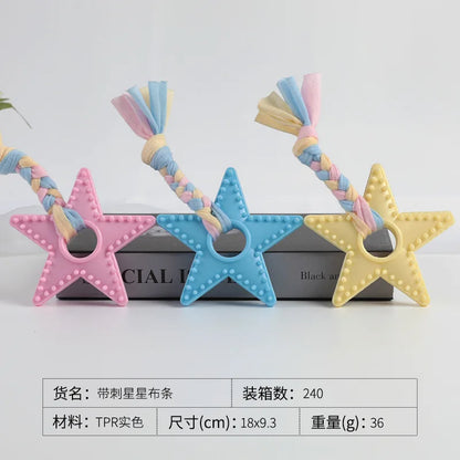 Dog Rope Toy Dog Toys Bite Teeth Resistant Pet Cotton Rope Toy Ball Puppy Golden Retriever Teddy Training Dog Bite Ball Supplies