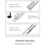 Multi Functional Upgrade USB Direct Charging Infrared Cat Toy Laser Pattern Projection Interactive Cat Stick Pet Toy Supplies