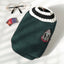 Pet College Style Sweater College Style V-neck Teddy knitted Vest Sweater Winter Warm Chihuahua French Bulldog Yorkie Coat